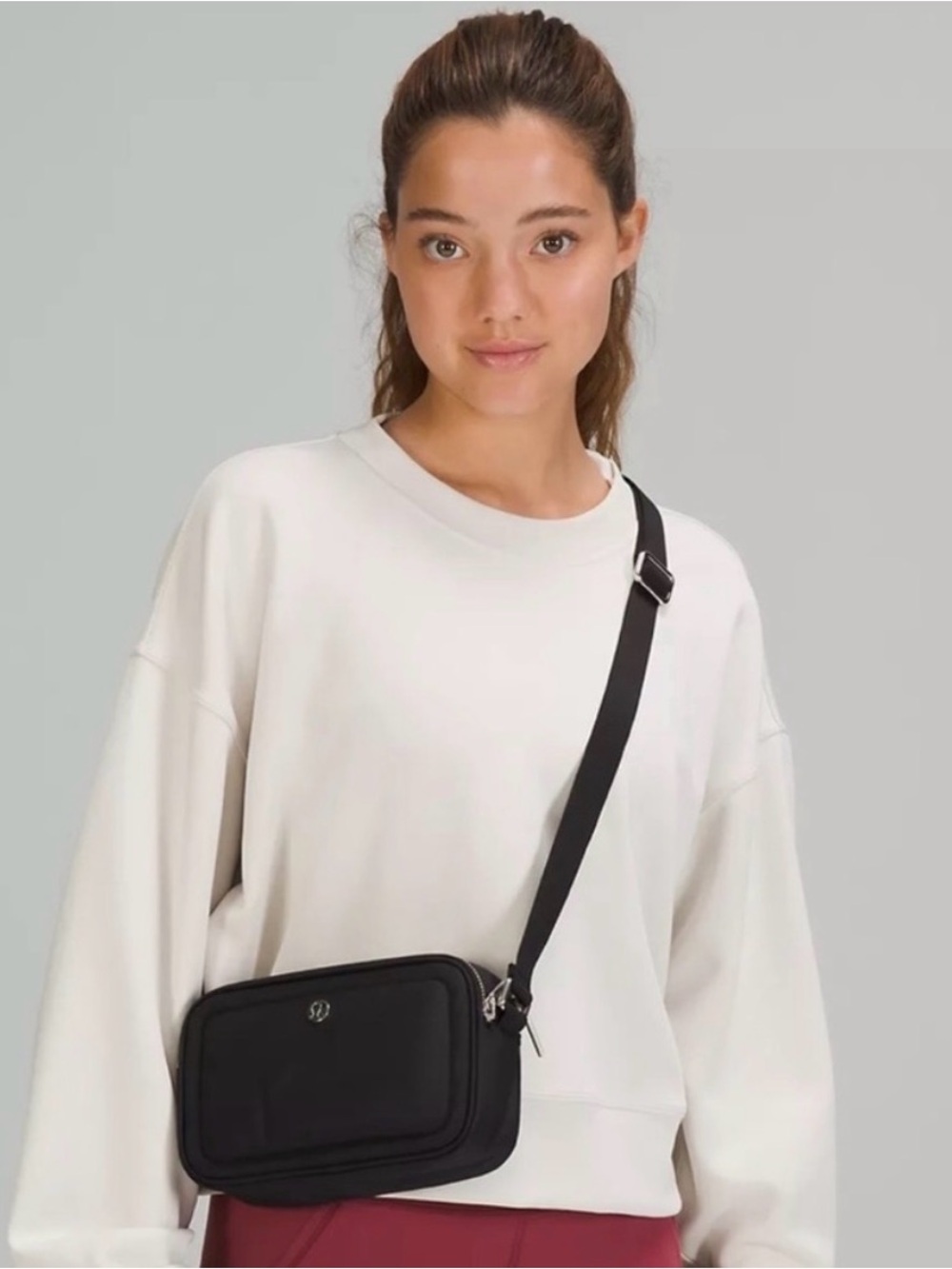 lululemon athletica Black Crossbody Camera Bag